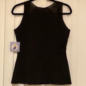 Suzanne Somers Collection ‘hold it in’ Cami tank black medium low back